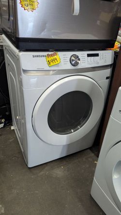 White electric dryer