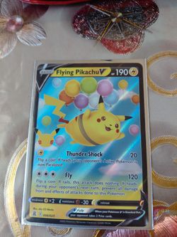 Flying Pikachu Pokémon Card