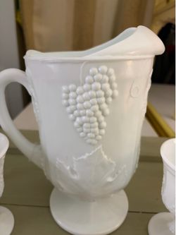 Vintage milk glass set of 11