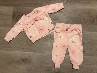 Pink flowers set