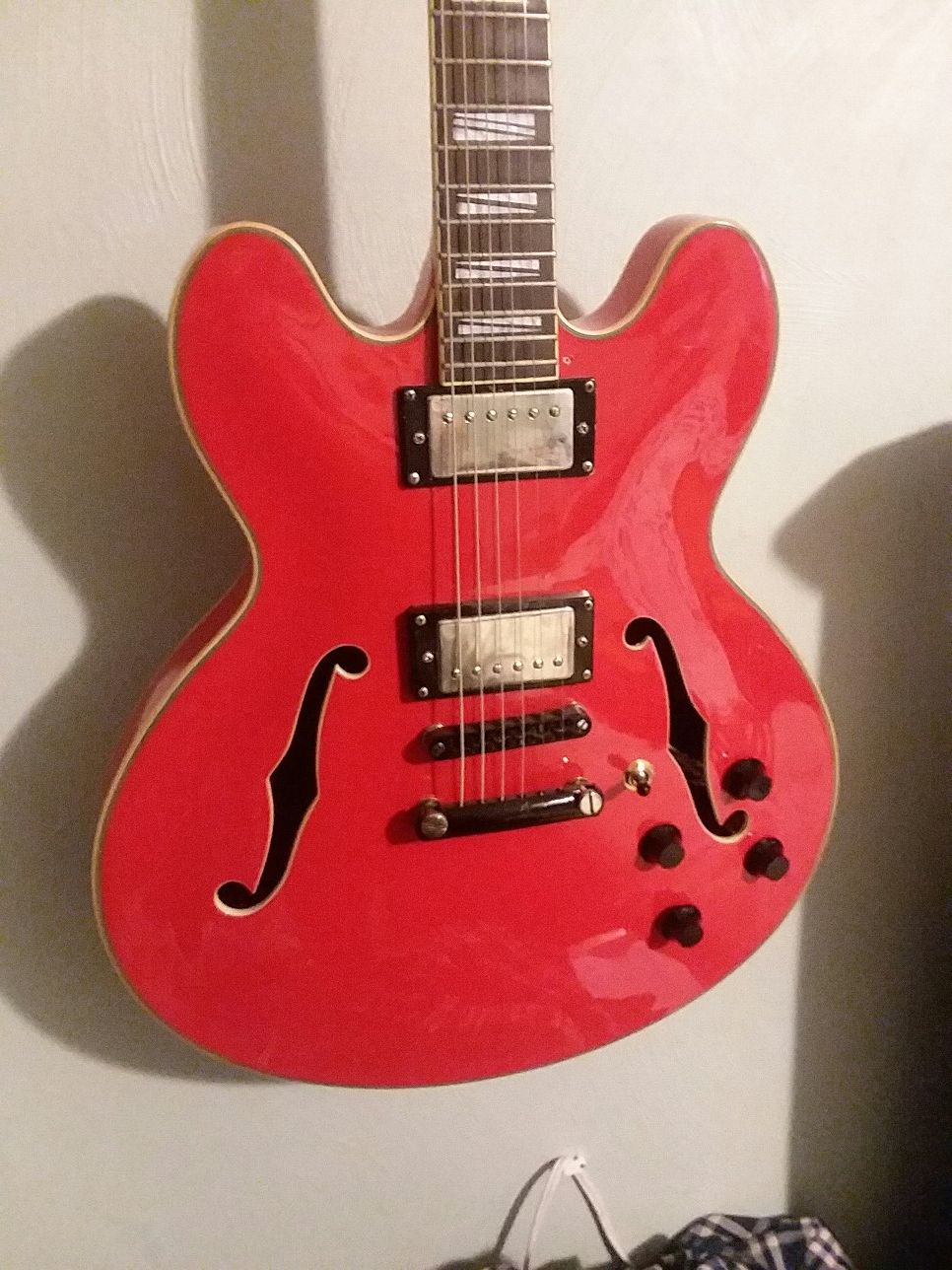 Beautiful vintage Ventura Gibson 339 hollow body copy electric guitar excellent condition for