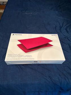 PS5 Console Cover Disc Cosmic Red