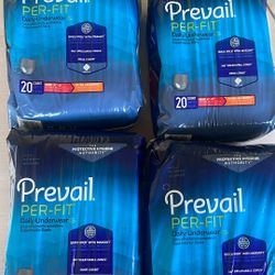 New Disposable Daily Underware - 20 Each - Size Medium (10 Bags Available)