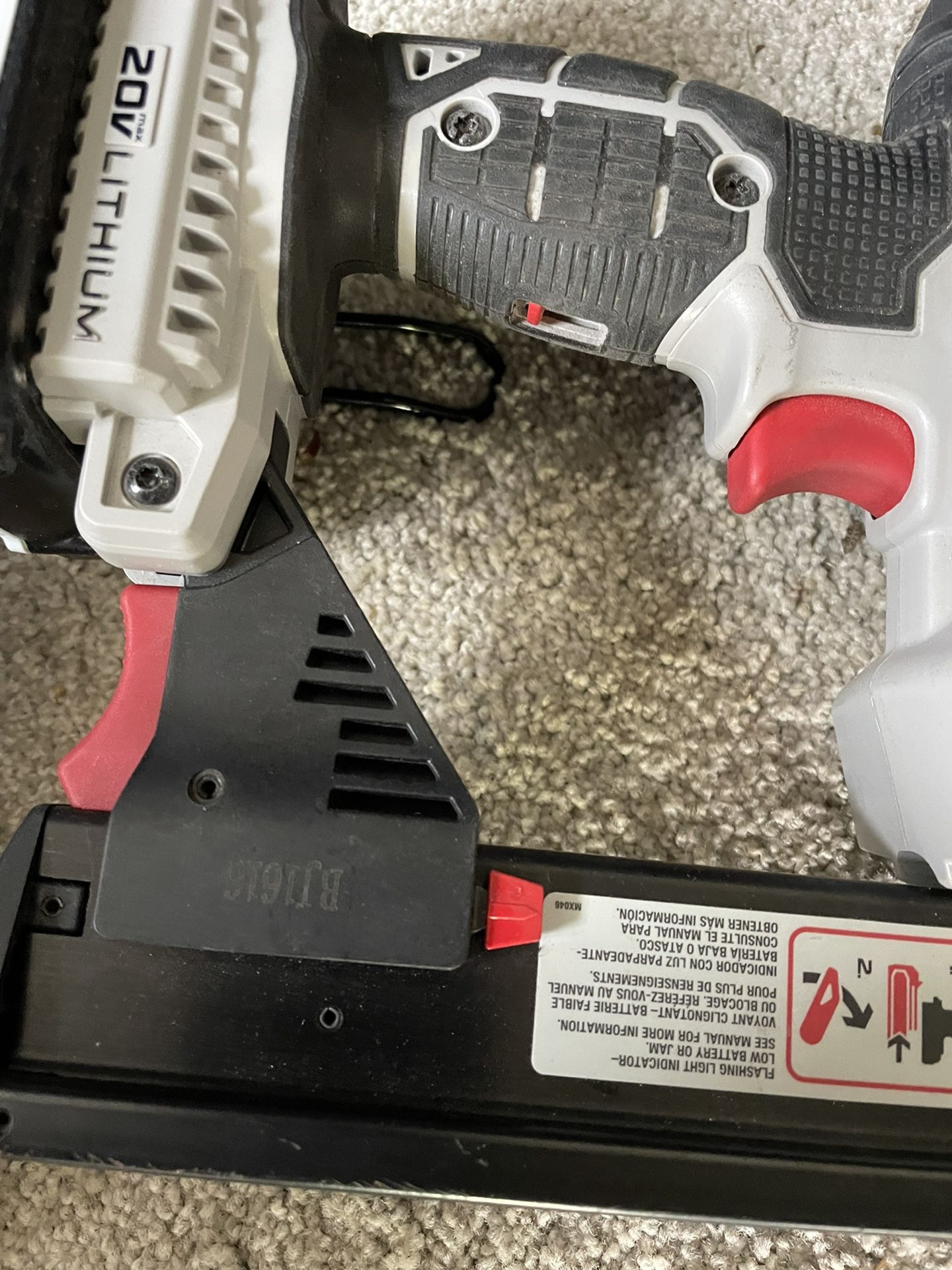 Porter Cable 20v Narrow Crown Staple Gun