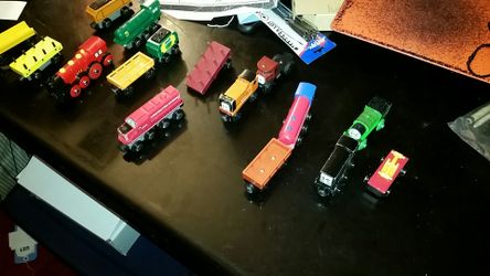 wooden trains