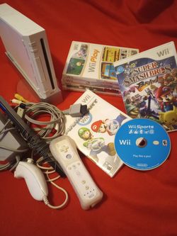 Nintendo Wii With Games