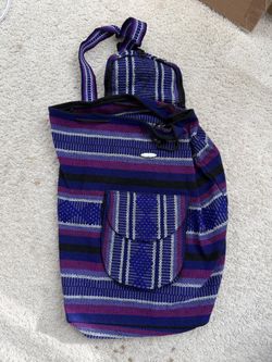 NEW Woven Baja Beach Backpack