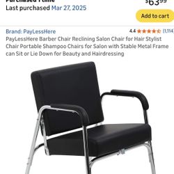 Portable Shampoo Bowl And Shampoo Chair