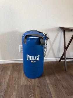 Everlast Blue Punching Bag with Chain