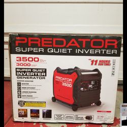 PREDATOR 3500 Watt SUPER QUIET Inverter Generator with CO SECURE Technology

