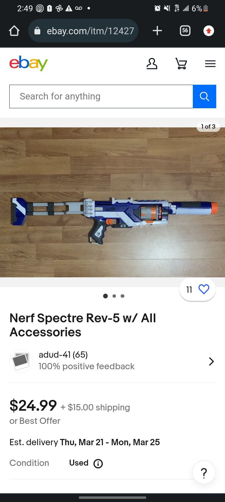 Nerf Elite Spectre Rev-5