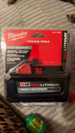 Milwaukee 6.0 battery $60