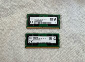 DDR5 64 Gigabytes (2x32) 4800mhz Cl40 SODIMM SKHYNIX