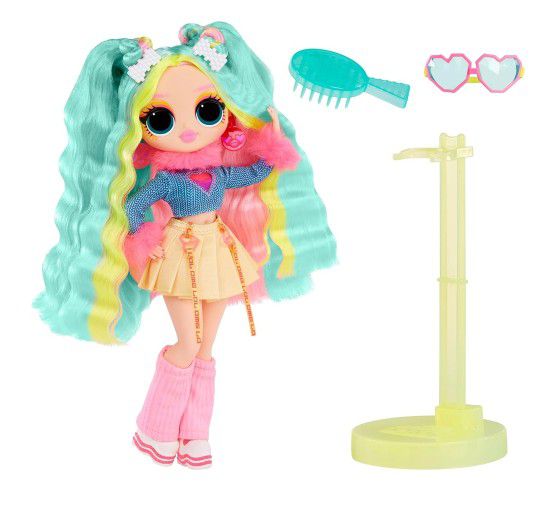L.O.L. Surprise! OMG Sunshine Color Change Bubblegum DJ Fashion Doll with Color Changing Hair