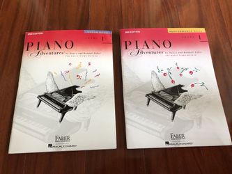 Piano adventures by Faber level 1 lesson & performance books