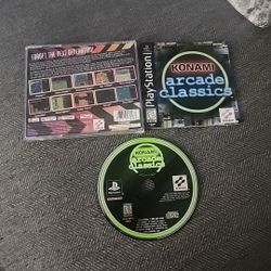 Konami Arcade Classics Playstation 1 PS1 Complete 