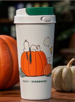 Snoopy Starbucks Tumbler