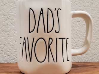 rae dunn mug dad's favorite