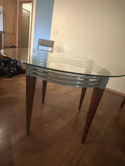 Glass Dinner Table
