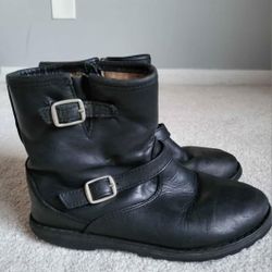 Ugg Leather Boots Girls Size 12 Us