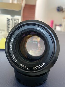 Nikon Nikkor 50mm f/1.4 AI lens