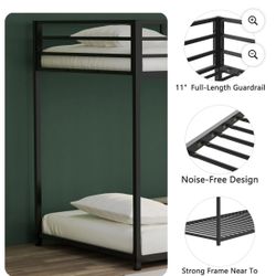 Full Size Bunk Bed/ Black