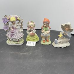 For Vintage Little Children Figurines