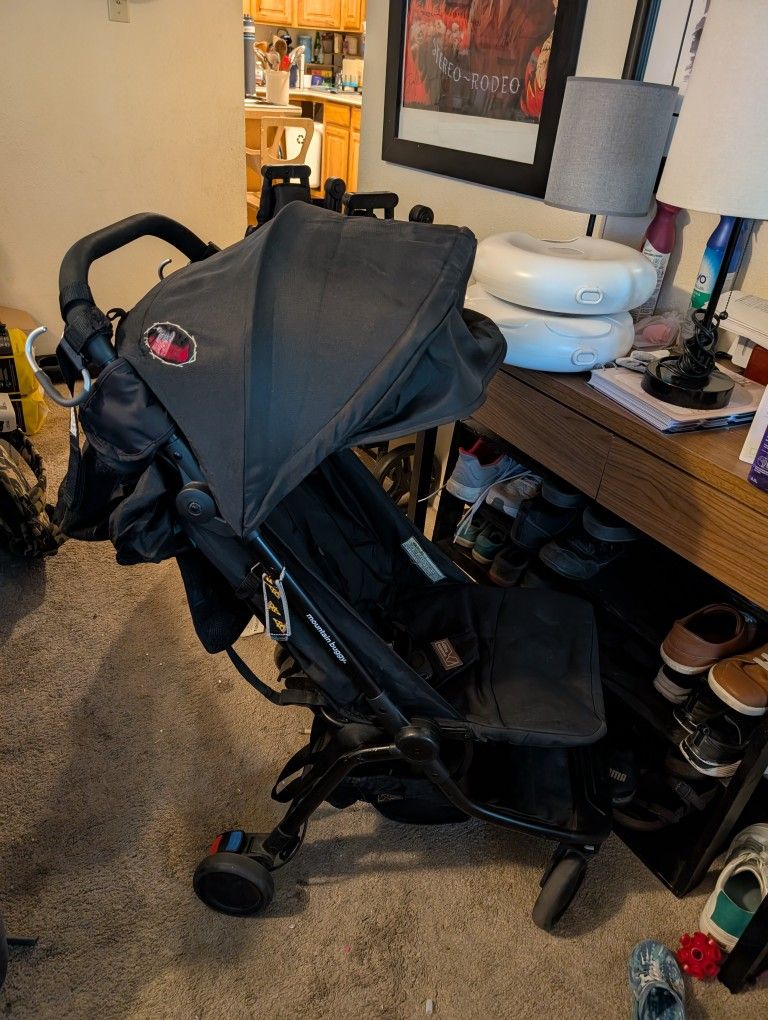 Mountain Buggy Nano Travel Stroller with Companion Scooter and Accessory Pack