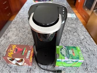 Keurig coffee maker with pods