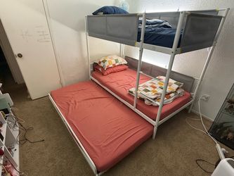 Ikea Vitval Bunk Bed with Trundle
