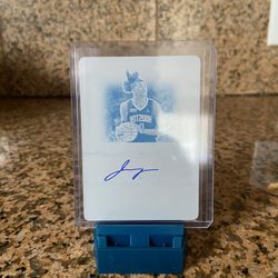 Jalen Green Rookie 1/1 Printing Plate