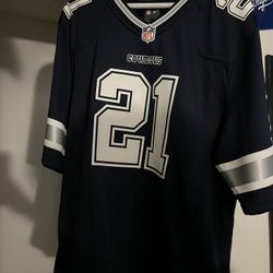 Men's Nike Dallas Cowboys Ezekiel Elliott Navy Jersey