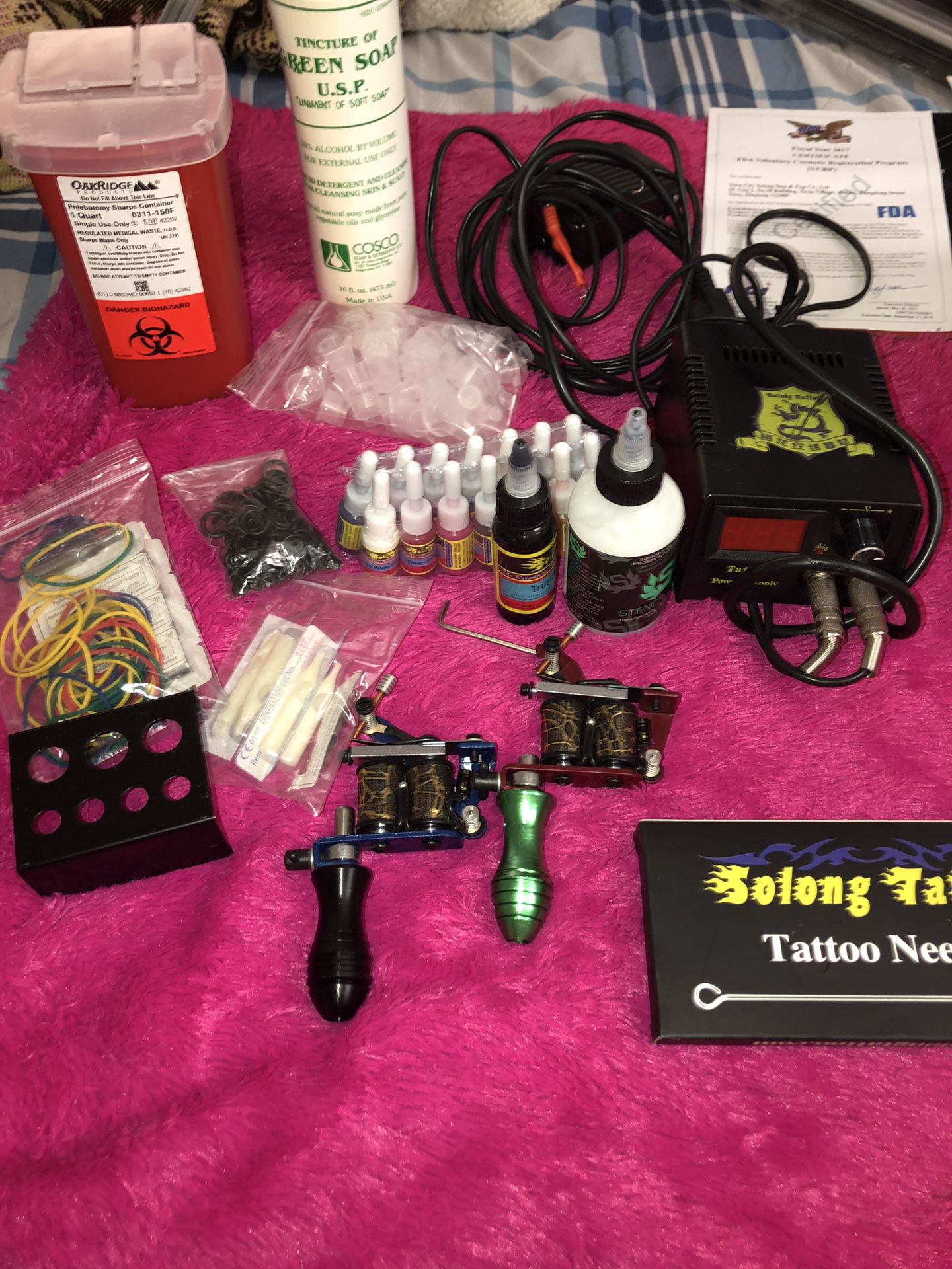 Complete tattoo kit for beginners