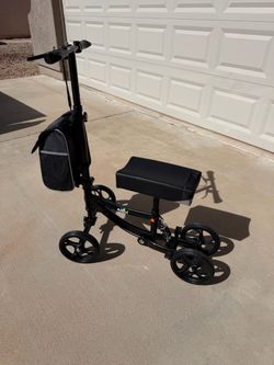 Aojin Knee Scooter Walker with Bag