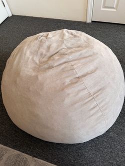 Large Grey Beanbag