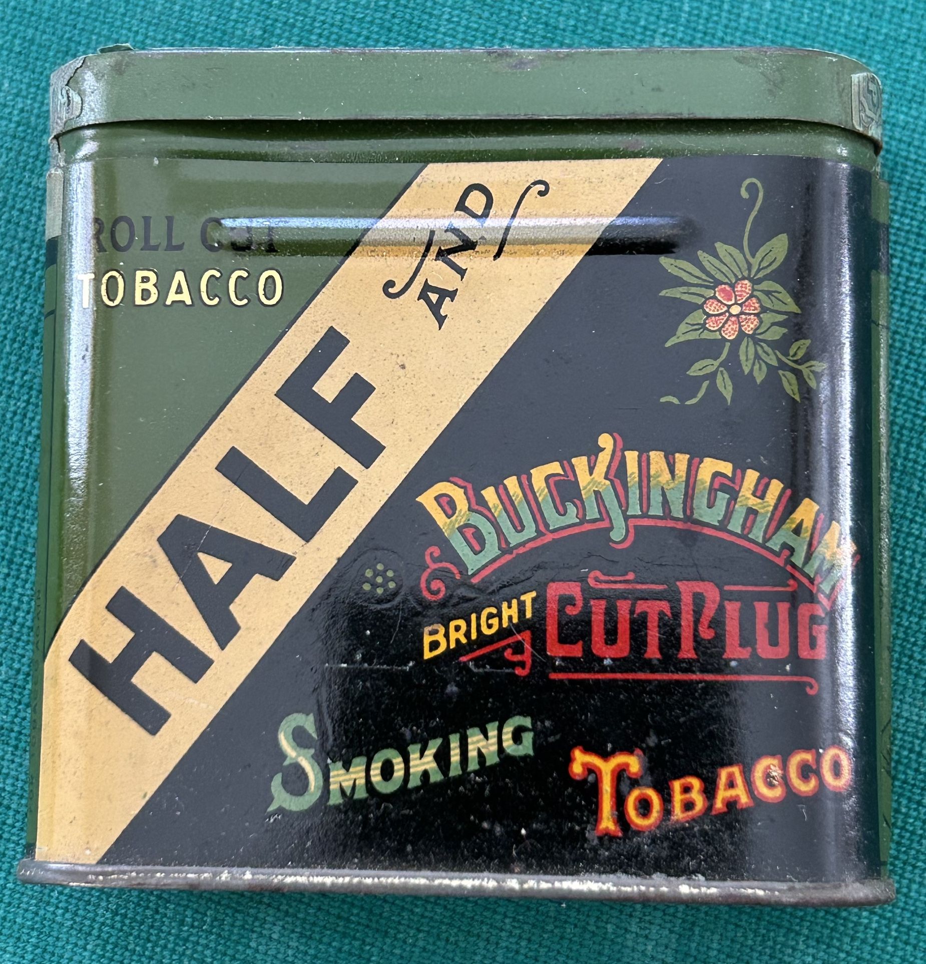 Vintage Half & Buckingham Tobacco Tin