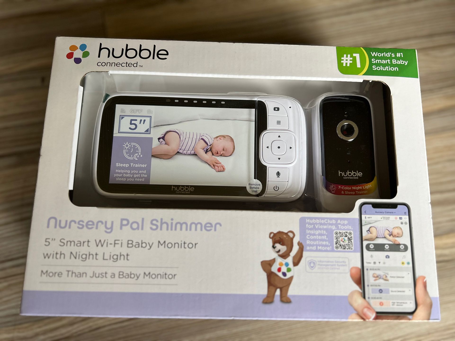 Nursery Pal Shimmer 5" Wi-Fi HD Baby Monitor - NEW
