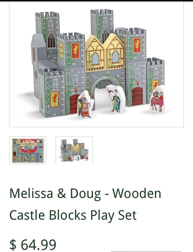 Melissa & Doug Castle blocks