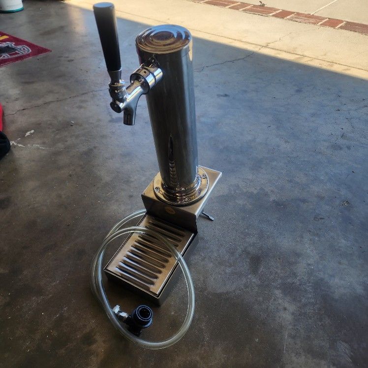 Beer Dispenser Clamp On With Drip Tray