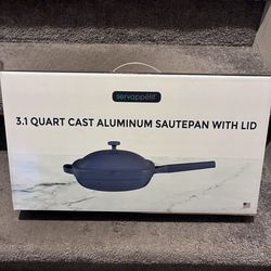 Aluminum Saute Pan  with Lid new