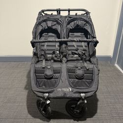 Baby Jogger City Mini GT2 All-Terrain Double Stroller Jet Black