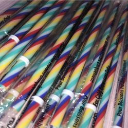 Starbucks Rainbow Straws