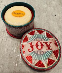 Punch Studio Christmas JOY 3.5 Oz Soap In Keepsake. New Never Opened .