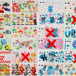 Disney Uv Dtf Cup Wraps (please Read Description)