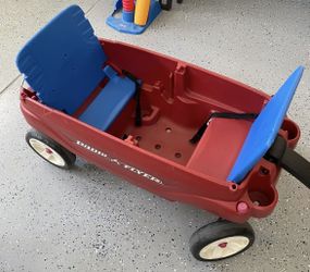 Radio Flyer Kids Wagon Red Blue 