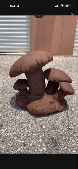 Mushrooms Garden Decor , Cement