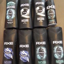 Lot Of Axe Body Wash 1 Spray