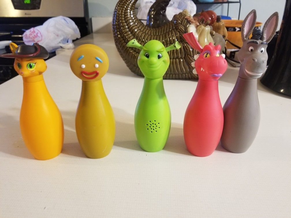 Shrek bowling set
