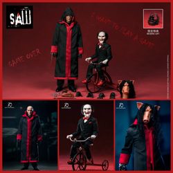 1/6 Saw John Kramer + Billy The Puppet Set 12” Game Killer KPS-KP01