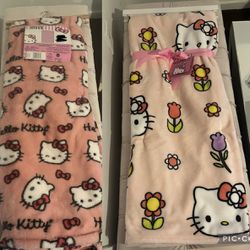 Hello Kitty Throw Blankets